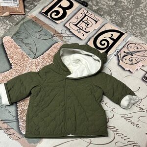 First Impressions Olive Green Quilted Jacket
🆕